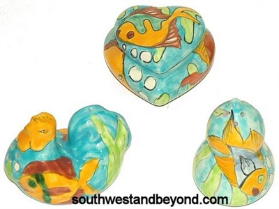 Mexican Talavera Pottery Accessories hand made hand painted