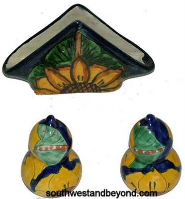 Mexican Talavera Pottery Accessories hand made hand painted