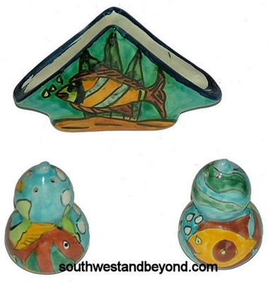 Mexican Talavera Pottery Accessories hand made hand painted
