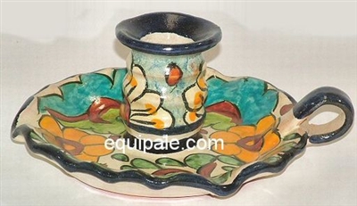 80535-A Candle Holder Plate Spanish Design