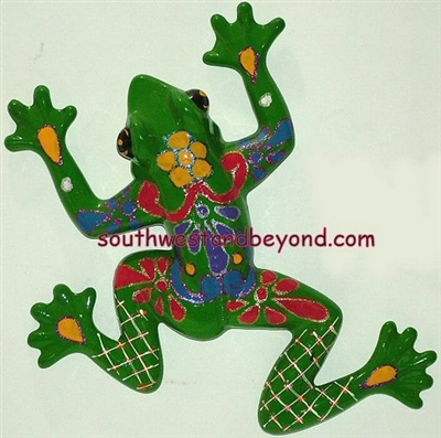 Talavera Frog Wall Decor / Gecko Wall Decor Our Talavera Frogs can be hung on the wall or they can just be placed where ever you wish. They will add color and brighten up your home dÃ©cor.