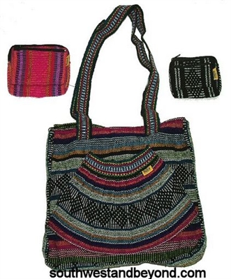 This bag is conventional and stylish. The Vibrant colors on each purse will match with any outfit making it a fun accessory. A Perfect over the shoulder hand woven Mexican handbag makes this purse a keeper!