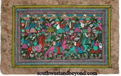 bark painting Papel Amate