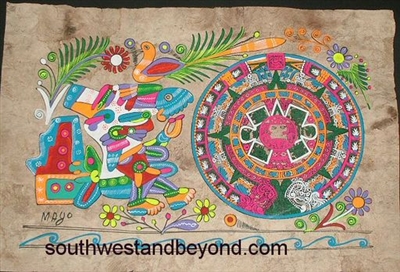 bark painting Papel Amate