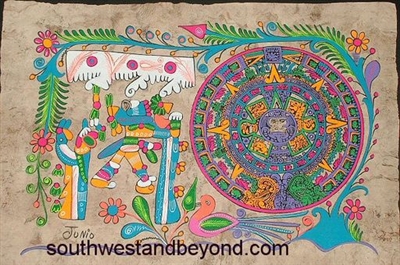 bark painting Papel Amate