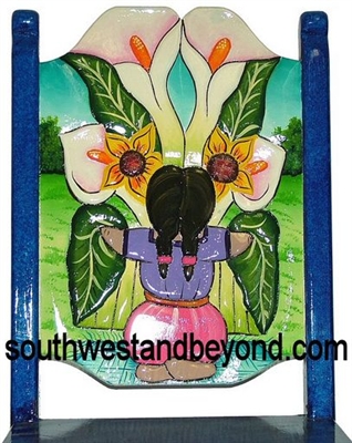 Mexican Hand Carved Design and Hand Painted