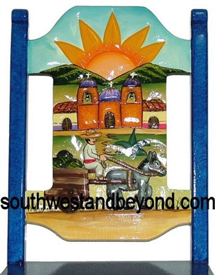 Mexican Hand Carved Design and Hand Painted