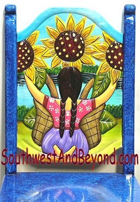 Mexican Hand Carved Design and Hand Painted