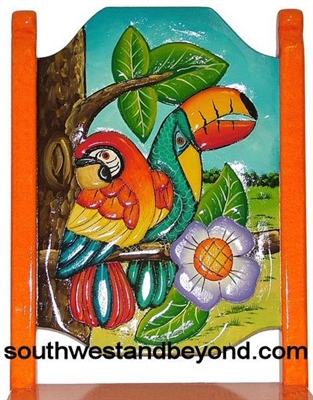 Mexican Hand Carved Design and Hand Painted