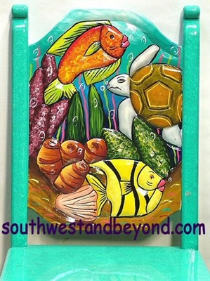 Mexican Hand Carved Design and Hand Painted