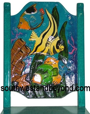 Mexican Hand Carved Design and Hand Painted