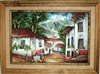 Pueblo Scene Acrylic Painting