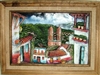 Pueblo Scene Acrylic Painting